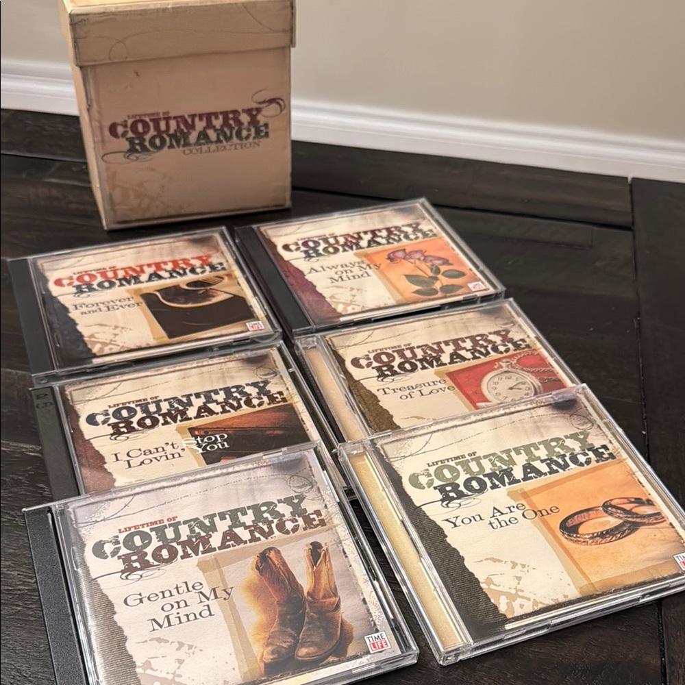 TIME LIFE  LIFETIME OF COUNTRY ROMANCE COLLECTION 6 CD BOX SET, PO
